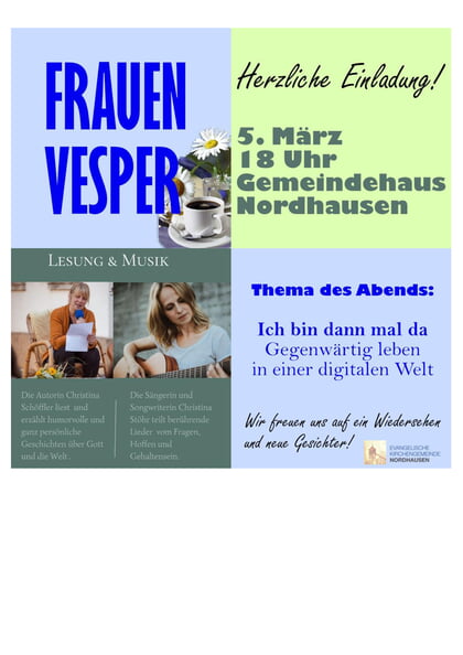 Frauenvesper in Nordhausen